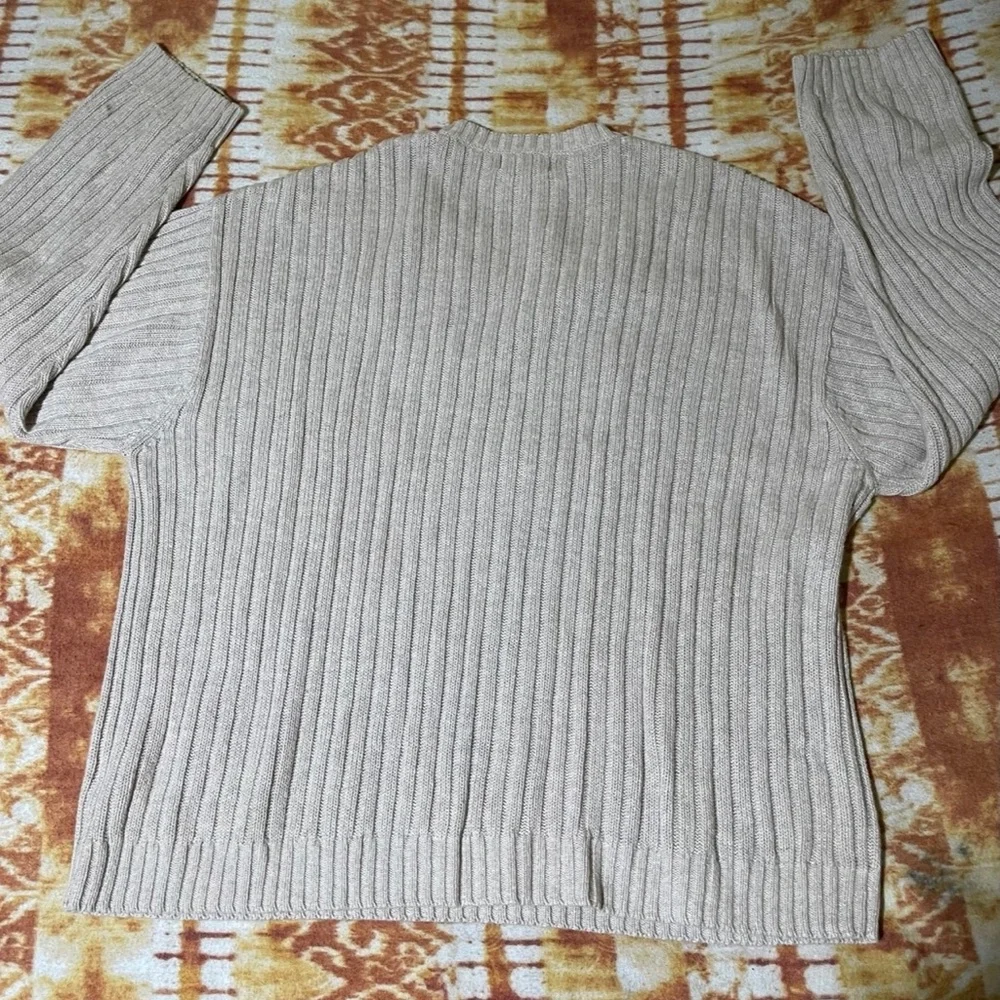 Vintage Oversized Ribbed Sweater - Picture 5 of 10